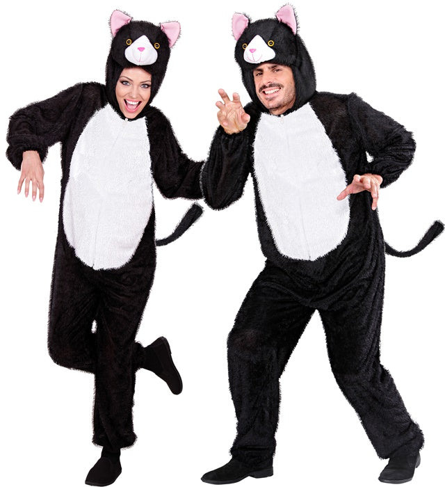 FUNNY CAT" (HOODED JUMPSUIT WITH MASK)