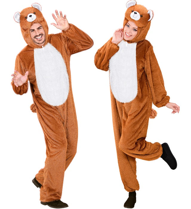FUNNY BEAR" (HOODED JUMPSUIT WITH MASK)