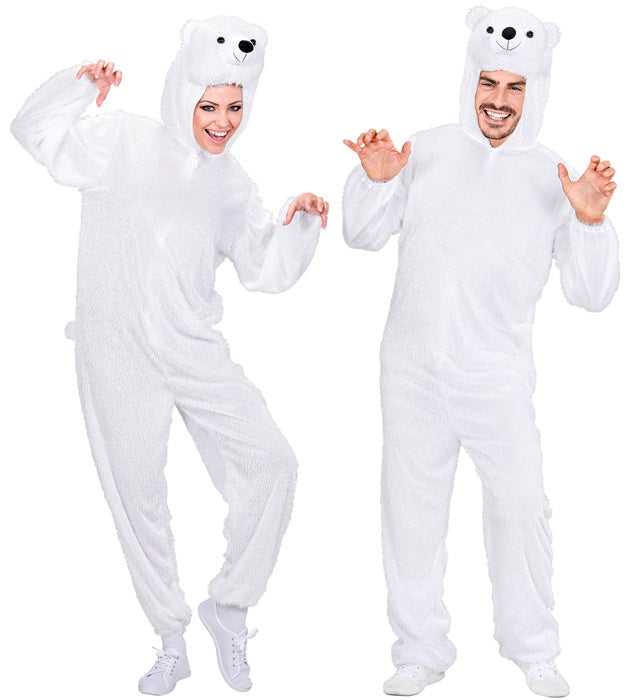 FUNNY POLAR BEAR" (HOODED JUMPSUIT WITH MASK)