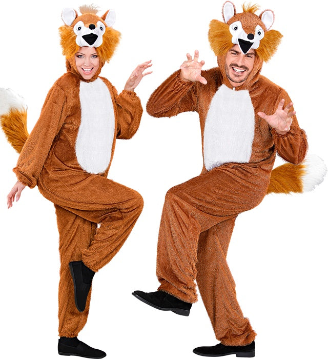 FUNNY FOX" (HOODED JUMPSUIT WITH MASK)